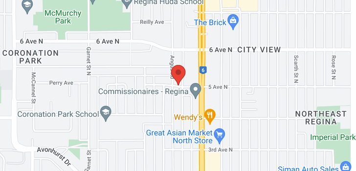 map of 11 2620 5th AVE N
